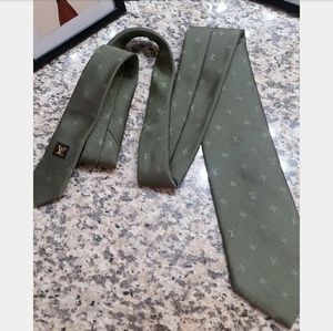 Green Louis Vuitton Tie